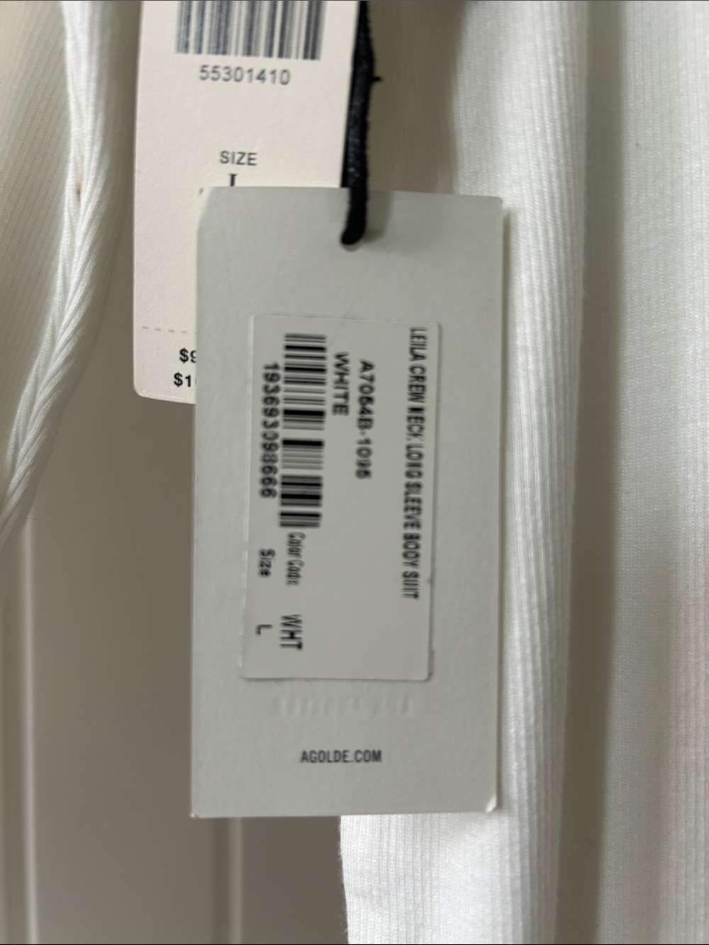**PRICED TO SELL** AGOLDE Leila crew neck bodysuit - Picture 2 of 3